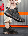Running Flying Woven Shock Absorption Sports Casual Shoes
