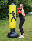 Fitness Inflatable Boxing Column Fighting Column Sandbag Vertical Venting Toy