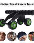 Four-wheeled Abdominal Roller Home Exercise Abdominal Muscle Fitness Equipment