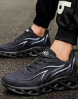 Lightweight Large Size Flame Twisted Sports Running Shoes