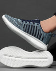 Flying Woven Sneakers Men s Breathable Running Shoes