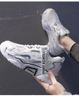 New Spring Women Sneakers Lightweight and Chunky Platform Fashion Casual Breathable Vulcanized Shoes