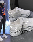 New Spring Women Sneakers Lightweight and Chunky Platform Fashion Casual Breathable Vulcanized Shoes