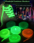 1 Pair Luminous Shoelaces For Sneakers Men Women Sports Shoes, Reflective Shoelaces