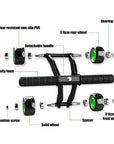 Four-wheeled Abdominal Roller Home Exercise Abdominal Muscle Fitness Equipment