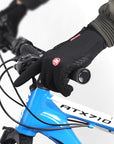 Winter Gloves Touch Screen Riding Motorcycle Sliding Waterproof Sports Gloves With Fleece
