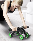 Four-wheeled Abdominal Roller Home Exercise Abdominal Muscle Fitness Equipment