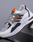 New Sneakers Men's Flying Weaving Mesh Surface Breathable Leisure Running Shoes