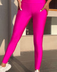 New Black High-Waisted Stretchy Solid Color Slim-Fit Pants for Women, Tight Leggings.