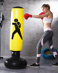 Fitness Inflatable Boxing Column Fighting Column Sandbag Vertical Venting Toy
