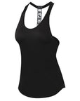2024 Gym Tops Women's Sports Top Letter Backless Shirts Sleeveless Yoga Tops Fitness Running Quick Dry Tank Crop Top