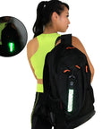 1Pc LED Glowing Luminous Reflective Safety Alert Hand Strap Wristband Bicycle Armband Light Backpack Hanging Light Night Running
