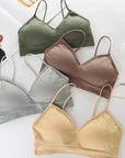 Women Sports Bras Fast Dry Elastic Padded Gym Running skeep Bra Solid color Fitness Yoga Sport breathable Tops
