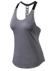 2024 Gym Tops Women's Sports Top Letter Backless Shirts Sleeveless Yoga Tops Fitness Running Quick Dry Tank Crop Top