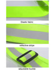 LED Reflective Vest Light Up Running Vest Adjustable Straps Cycling Safety Vest USB Rechargeable 3 Light Modes for Night Running