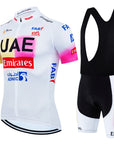2025 UAE Cycling Jersey Set MTB Uniform Bike Clothing Summer Breathable Bicycle Shirt Ropa Ciclismo Bib Pants Maillot Ciclismo
