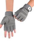 Dumbbell Gloves for Men Women Weightlifting Crossfit Bodybuilding Workout Sports Gym Training Gloves Non-slip Wrist Protector