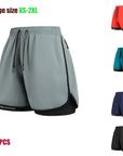 Summer New High Quality Ice Silk Shorts For Sports Quick Drying Fitness Men's Three Piece Running Basketball Shorts