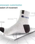 10 Pairs Of Comfortable And Breathable Sports Socks For Men, Fashionable Striped Cotton Sweat