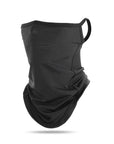 Men Summer Sports Black Mesh Ice Silk Bandana Running Tube Scarf Hiking Ski Fishing Hunting Cycling Snowboard Soft Scarves Women