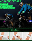 Night Running Armband LED Light Band Cycling Safety Armband Outdoor Sports Safety Arm Belt Leg Warning Rechargeable Wristband