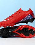New Men Sport Soccer Shoes Training Boys Football Boots Outdoor Adult Long Spikes Non Slip Cleats Breathable Match Comfortable