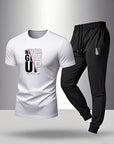 Men's casual sports outfit - T-shirt and pants - Men's underwear and sleepwear - Trendy and fashionable outfit Environmentally