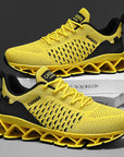 Casual Sneakers Mens Shock-absorb Running Shoes Lightweight Breathable Sports Shoes for Men 2025 New Trendy Gym Trainers for Man