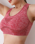 Women Sports Bras Yoga Top Vest High Shockproof Quick-drying Yoga Gym Running Fitness Underwear Ladies Seamless Sportswear