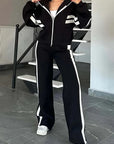 Women Hooded Tracksuit Sports 2 Pieces Set Sweatshirts Pullover Hoodies Pants Suit Home Sweatpants Trousers Outfits 2026