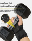 Workout Gloves Wrist Wraps for Men and Women Exercise Gloves for Weight Lifting Cycling Gym Fitness Cross Training Breathable