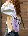 1pc Crossbody Bag Insulated Water Bottle Cover Sleeve for Stanley Cup Anti-fall 30oz/40oz Tumbler Protective Carrier Pouch Strap