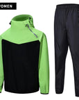 Sauna Suit Unisex Gym Clothing Set Men Full Body Sweating Sportswear Women Boxing Training Running Fitness Weight Loss Tracksuit