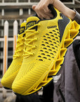 Casual Sneakers Mens Shock-absorb Running Shoes Lightweight Breathable Sports Shoes for Men 2025 New Trendy Gym Trainers for Man