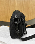 Sports Crossbody Bag, Workwear Style Design, Single Shoulder Bag, Multifunctional Lightweight Chest Bag, Mobile Phone Bag