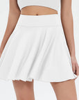 Women's High Waisted Tennis Mini Skirt Tennis Yoga Golf Sports Belt Safety Pants Pocket Comfortable and Breathable Sports Skirt