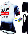 2025 UAE Cycling Jersey Set MTB Uniform Bike Clothing Summer Breathable Bicycle Shirt Ropa Ciclismo Bib Pants Maillot Ciclismo