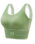 Sports Vest Women Gather Without Steel Ring Shockproof Underwear, Tube Top, Outer Wear, All-match U-shaped Beautiful Back, Big