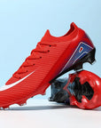 New Men Sport Soccer Shoes Training Boys Football Boots Outdoor Adult Long Spikes Non Slip Cleats Breathable Match Comfortable