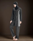 Muslim Women Hijab Swimsuit Hooded Swimwear Islmaic Full Cover Burkini Arab Modest Beachwear Bathing Suit Surf Swim Wear