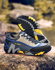 Outdoor Lover Trekking Shoes Men Waterproof Hiking Shoes Mountain Boots Genuine Leather Woodland Hunting Tactical Shoes