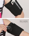 1pc Mobile Phone Armband Sleeve - with Stripes, Perfect for Outdoor Sports & Camping, Ideal for Running, Hiking, and Climbing