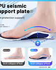 Sport Insoles for Shoes Sole Shock Absorption Deodorant Breathable Cushion Running Insoles for Feet Man Women Orthopedic Insoles