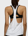 Women's Sports Smock Fitness Sports Vest T-shaped Quick Drying Slim Sleeveless Running Sports Vest