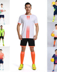 Adult Kids Football Jersey Men Customize Soccer Uniforms Sports Clothes Women Futsal Sportswear Child Training Tracksuit Outfit