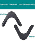 Nylon Fitness Abdominal Crunch Straps Ab Exercise Pulling Harness Shoulder Strap Belt Home Barbell Gym Equipment Accessories
