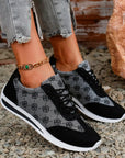 Women Sneakers 2024 Spring Autumn Fashion Outdoor Versatile Sneakers Women Casual Comfortable Lace Up Walking Shoes for Women