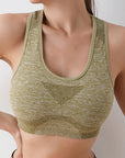 Sports Women Bras Yoga Top Vest High Shockproof Quick-drying Yoga Gym Running Fitness Underwear Ladies Seamless Sportswear