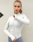 2025 Fall Pilates Quick-Dry Athletic Jacket for Women - Ideal for Gym Workouts & Outdoor Running