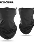 Men Summer Sports Black Mesh Ice Silk Bandana Running Tube Scarf Hiking Ski Fishing Hunting Cycling Snowboard Soft Scarves Women